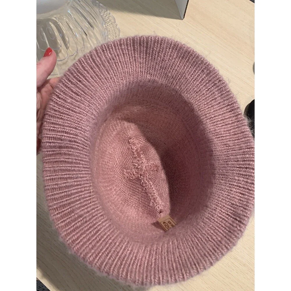 Vintage Blush Pink Bucket Cloche Hat Women’s One Size 22